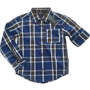 Nautica Button Down Long Sleeve Collared Shirt